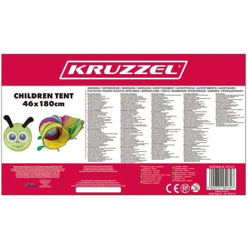 Dětský stan - Kruzzel housenka 23926