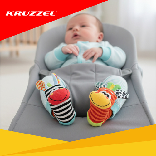 Dětská chrastítka - sada 4 kusů Kruzzel 25068
