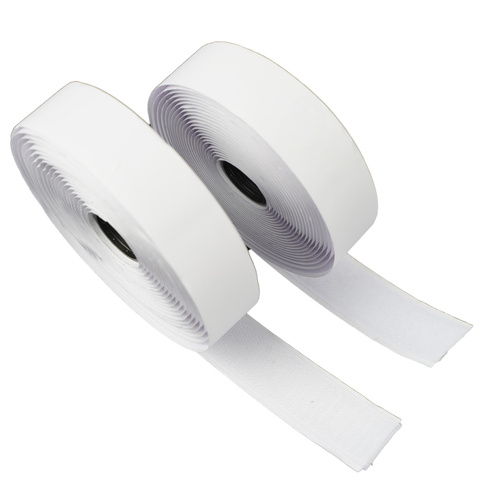 Samolepicí suchý zip bílý 5m x 2,5cm Ruhhy 25999
