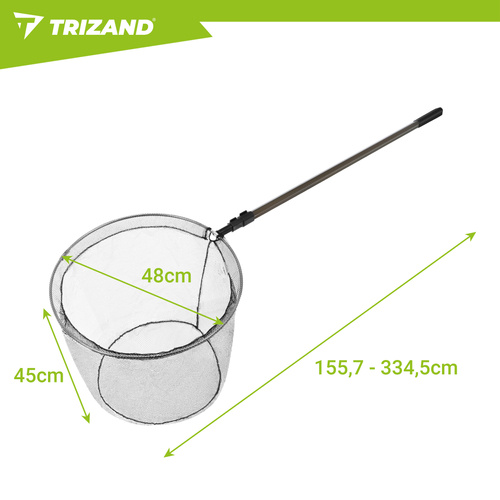 Teleskopický rybářský podběrák Trizand 335 cm