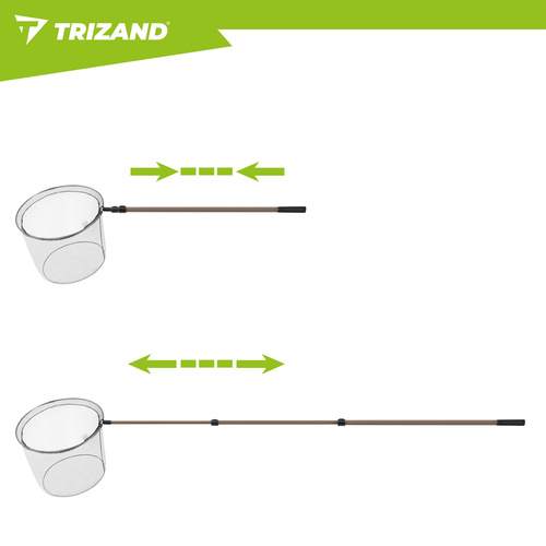 Teleskopický rybářský podběrák Trizand 335 cm