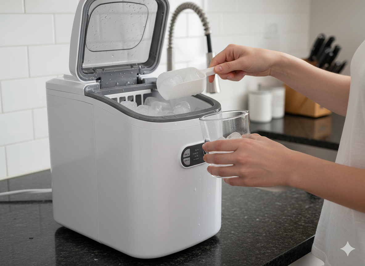 VÝROBNÍK LEDU BÍLÝ