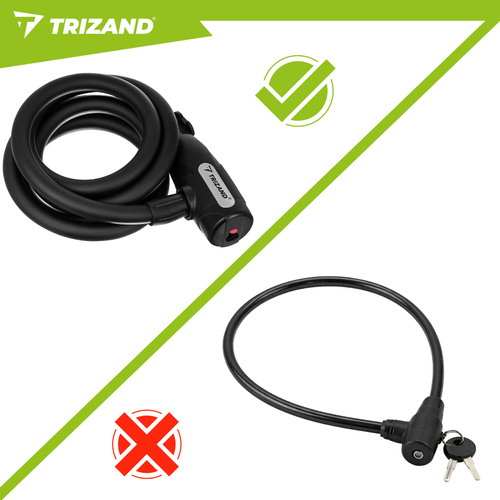 Zámek na kolo Trizand 150 cm