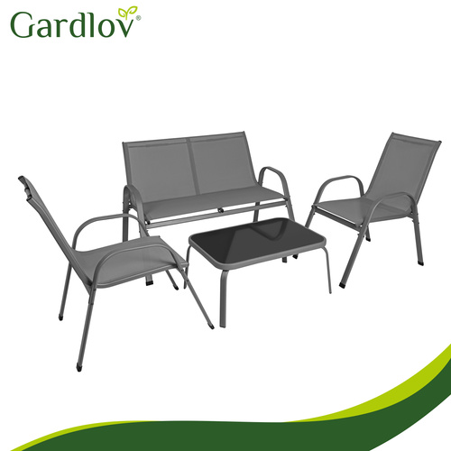 Balkonový nábytek - šedý Gardlov
