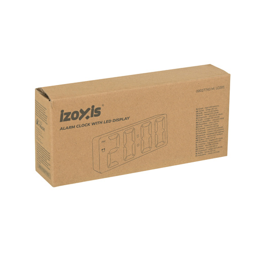 Budík - Izoxis barevné LED hodiny