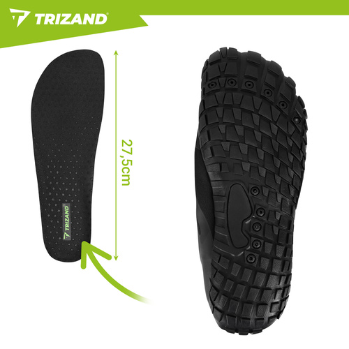 Černé vodní boty - velikost 43 5mm Trizand