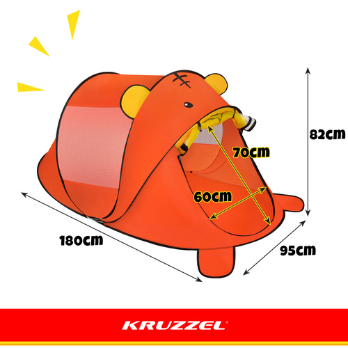 Dětský plážový stan - medvídek Kruzzel