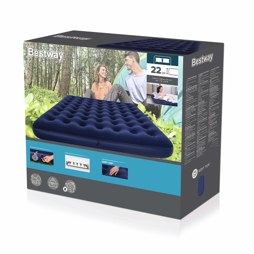 Dvojmatrace 203x183x22cm - BESTWAY 67004
