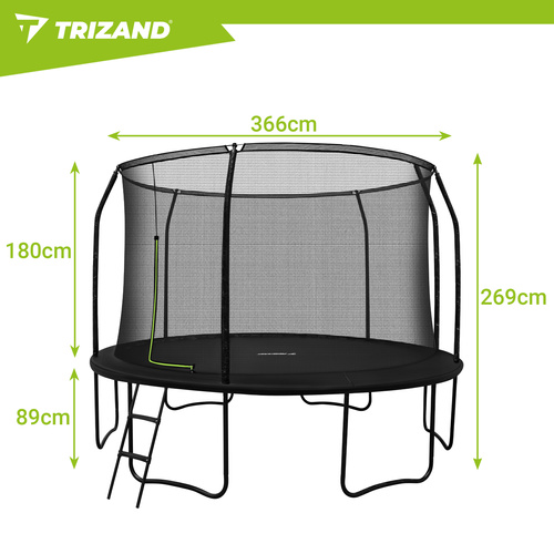 Trampolína 366 cm HQ Trizand