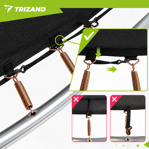 Trampolína 366 cm HQ Trizand