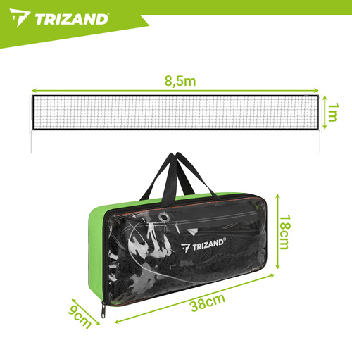 Volejbalová síť 8,5x1m + pytel Trizand