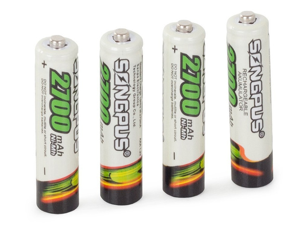 4ks. Baterie aaa r3 do 2700mah