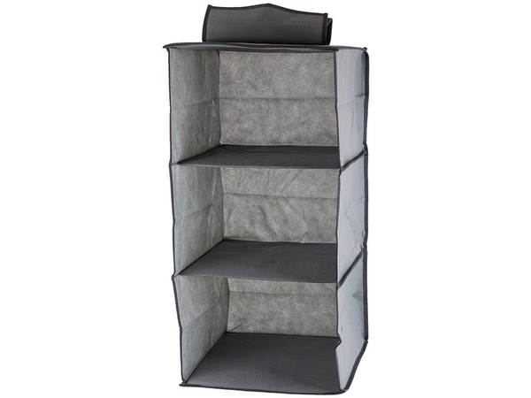 Závěsný organizér do skříně se 3 policemi 60 cm