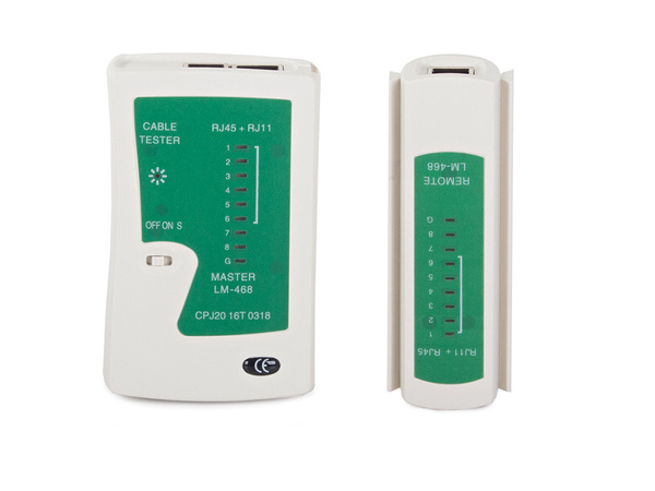 Tester síťových kabelů rj45 rj11 case