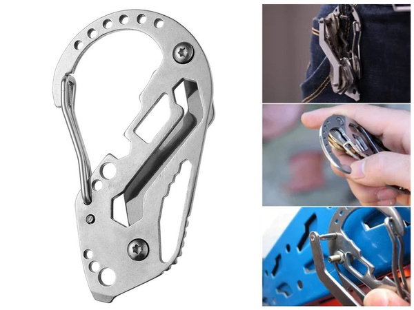 Karabina na klíče, multitool pro přežití