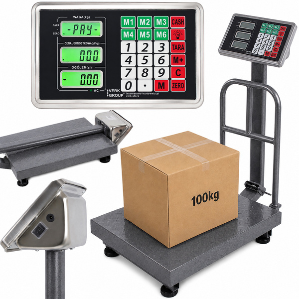 Elektronická váha 100kg váha lcd