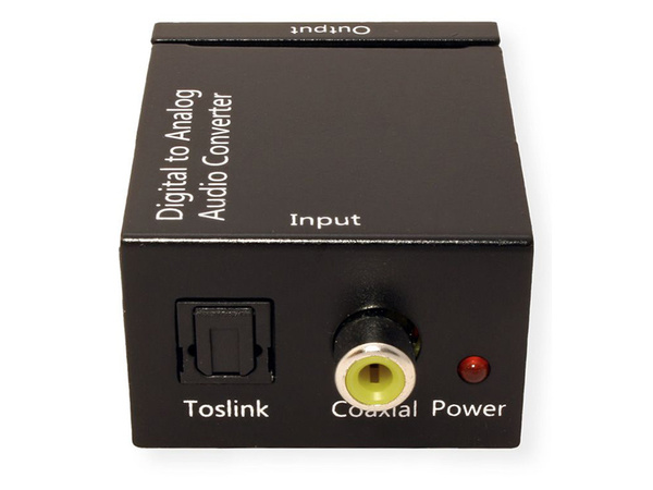 Optický převodník toslink spdif na 2x cinch rca