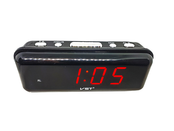 Budík elektronický síťový vedl 24h alarm