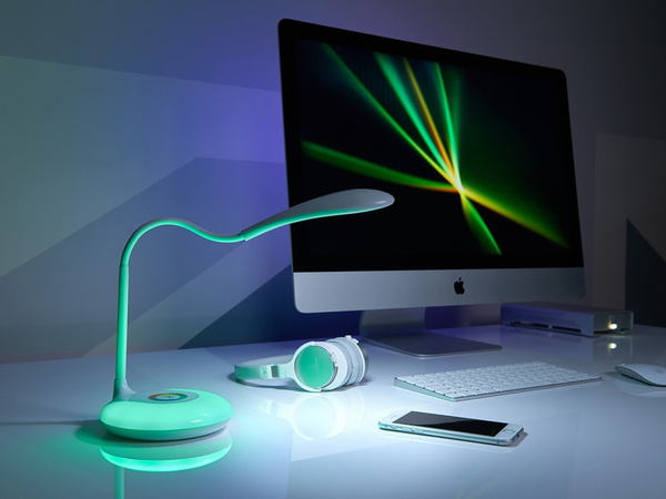 Led stolní lampa rgb 256 barev