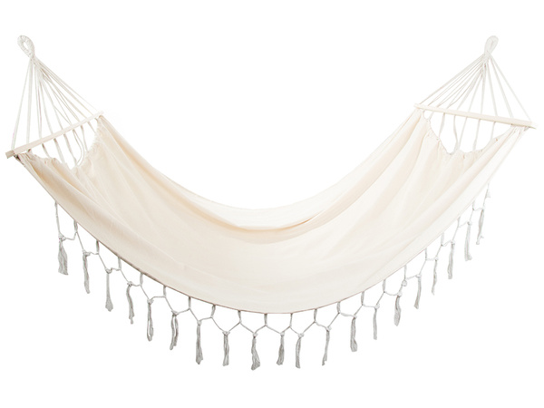 Turistická houpací síť velká boho střapec houpačka pro dvě osoby 200x150