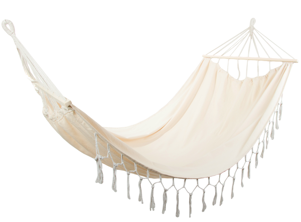 Turistická houpací síť velká boho střapec houpačka pro dvě osoby 200x150
