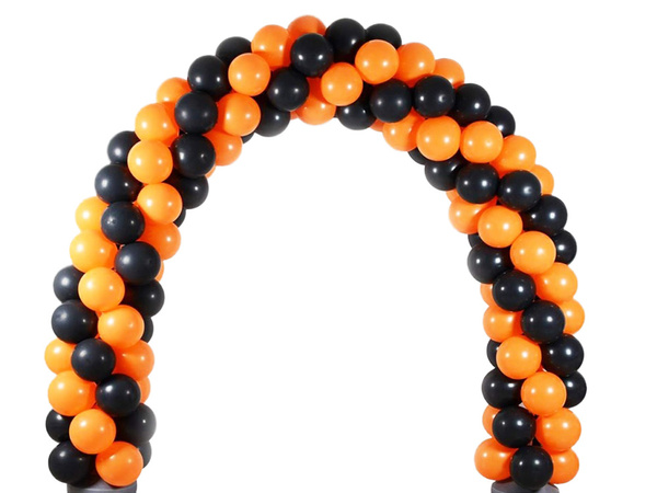 Sada halloweenských balónků černá oranžová 20ks