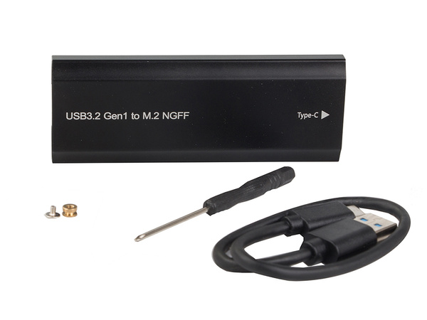 Hdd adapter box m.2 sata ngff usb 3.1 usb typ-c 2230-2280mm