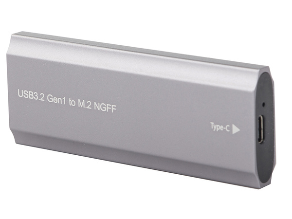 Hdd adapter box m.2 sata ngff usb 3.1 usb typ-c 2230-2280mm