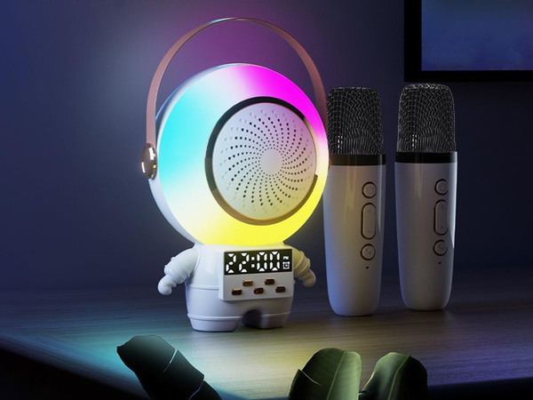 Bezdrátová karaoke osobní souprava bluetooth speaker + 2x mikrofon