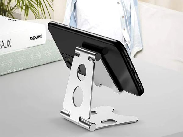 Držák telefonu držák tabletu kovový protiskluzový stojan