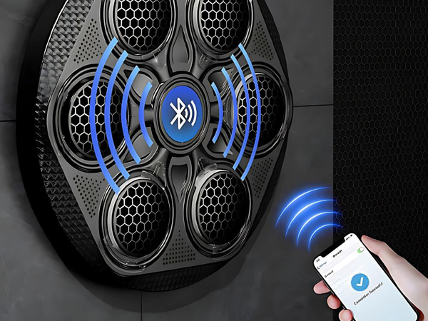 Boxovací štít box trainer mma music usb bluetooth + boxerské rukavice