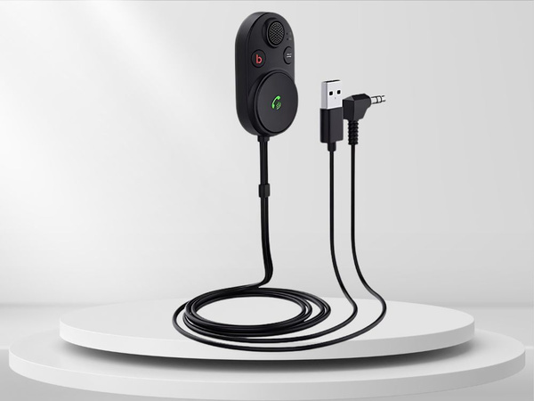Bluetooth adaptér do auta usb kabel aux bt5.3 bass boost
