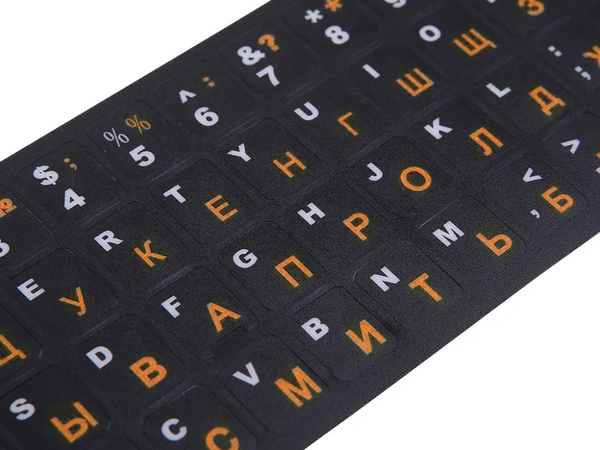 Pc qwerty laptop keyboard stickers 11x13mm