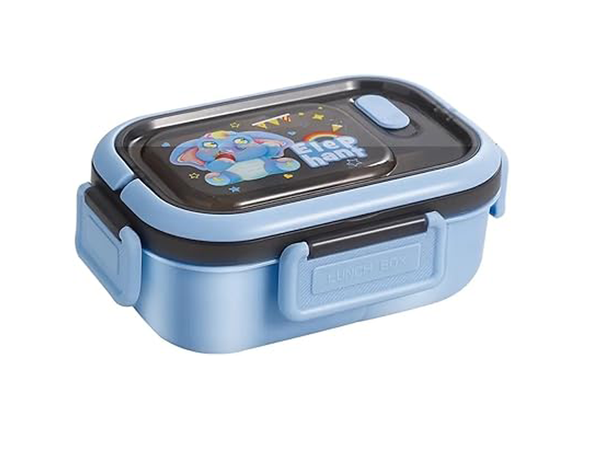 Lunchbox snack box container for breakfast lunch with compartments cutlery