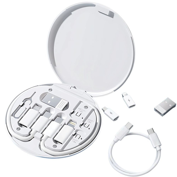 Sada adaptérů 5 v 1 usb-c micro usb typ a telefon v pouzdru