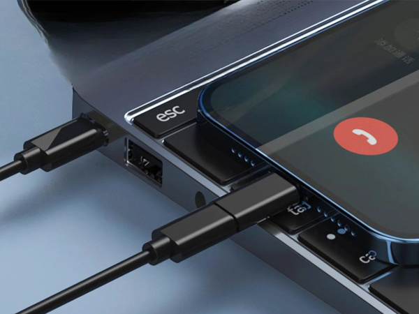 Sada adaptérů 5 v 1 usb-c micro usb typ a telefon v pouzdru