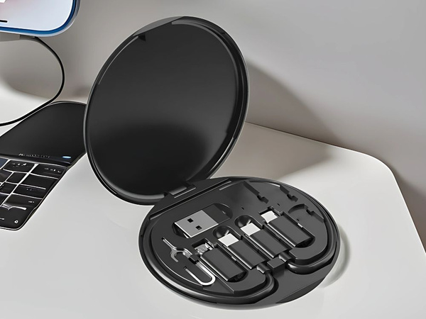 Sada adaptérů 5 v 1 usb-c micro usb typ a telefon v pouzdru