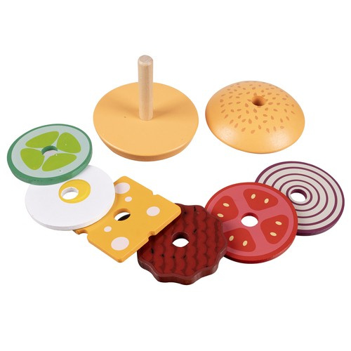 Dřevěný burger Kruzzel 22673