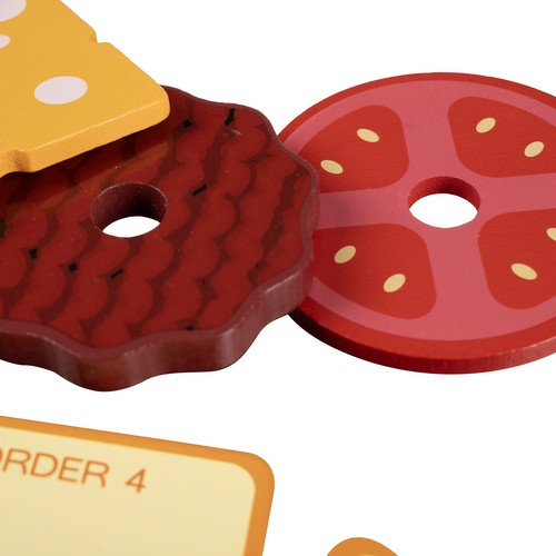 Dřevěný burger Kruzzel 22673