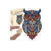 Dřevěné puzzle Sova 177 dílků Kruzzel