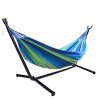 hamaka zeleno modra s pevnym ramem