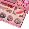 Kuferek zestaw kosmetykow do makijazu i paznokci makeup kosmetyki cienie lakiery szuflady syrenka 172395