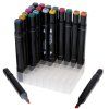 Markery dwustronne alkoholowe w etui 48 podstawka 107637(2)