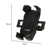 Uchwyt rowerowy motocyklowy na telefon czarny C51 stabilny 168466