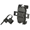 Uchwyt rowerowy motocyklowy na telefon czarny C51 stabilny 168464
