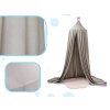 Baldachim kurtyna namiot tipi wiszacy szary 91139(1)