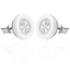vyr 1425 nausnice bile pecky s peti zirkony keramicke