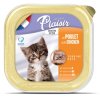 Plaisir cat 100g kuřecí maso a mléko vanička kitten