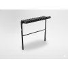 SKLÁDACÍ LAVIČKA DÉLKA 86 CM ČERNÁ