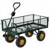 Dvoufunkční zahradní vozík zelený